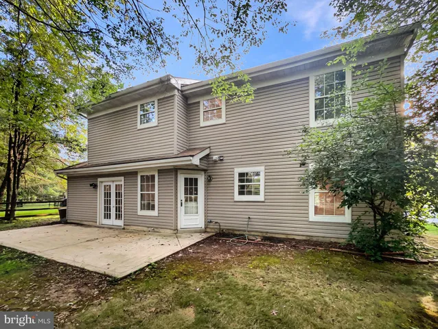 a backyard of a house