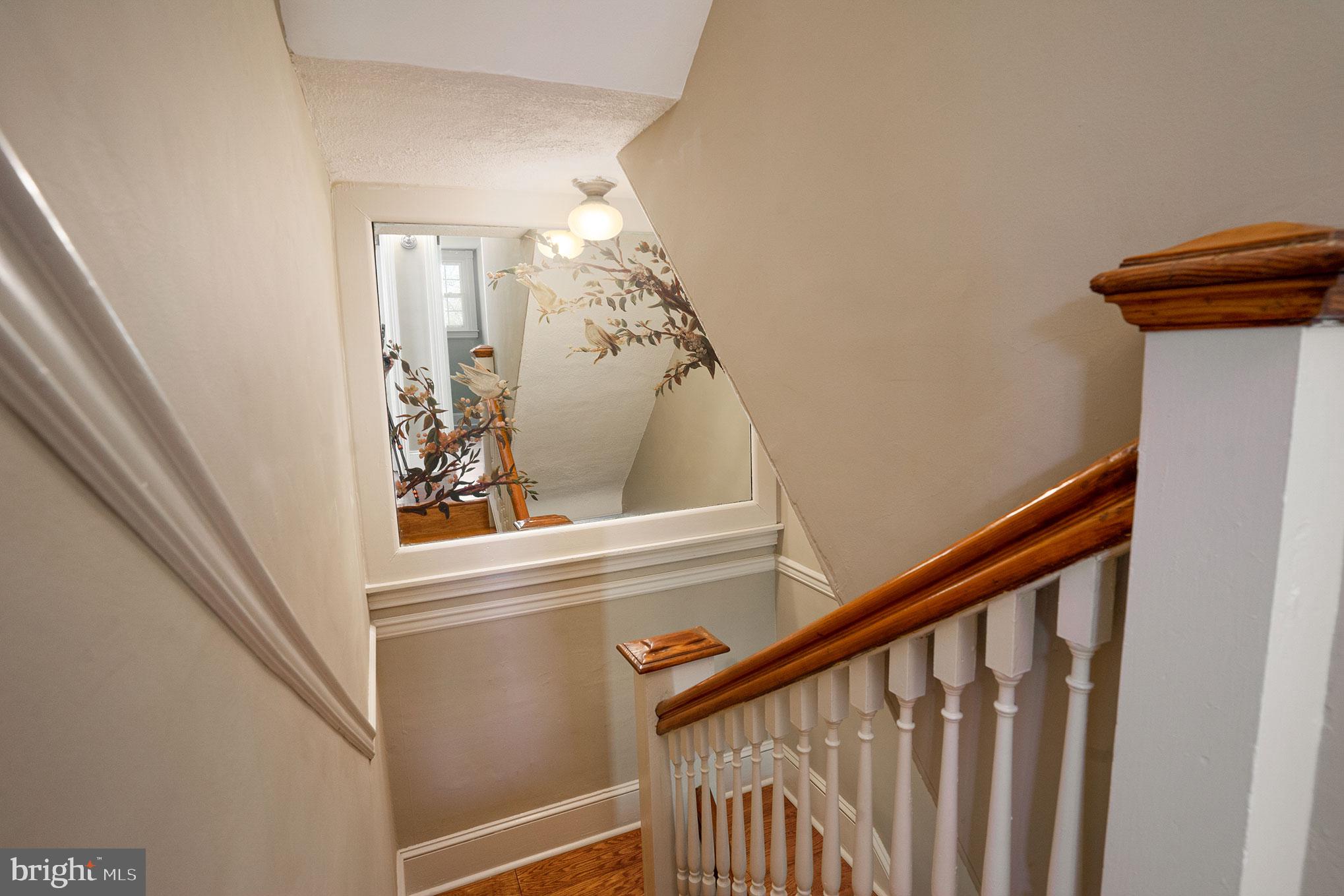 1870 Yost Road Blue Bell, PA 19422 - Photo 29 of 50 Stairs with mirror at landing