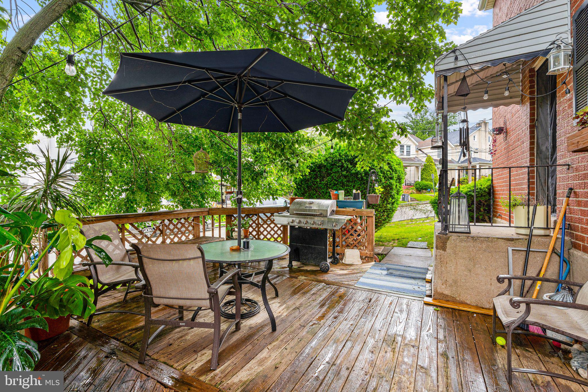 2 Waverly Road Havertown, PA 19083 - Photo 21 of 30 a view of a chair and table on the deck