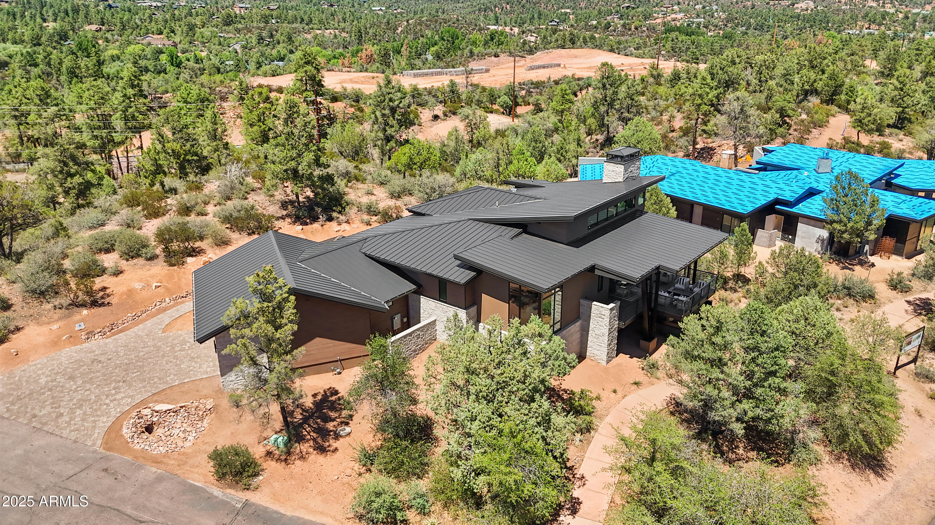 106 South Rim Club Drive Payson, AZ 85541 - Photo 37 of 49 an aerial view of a house with a yard
