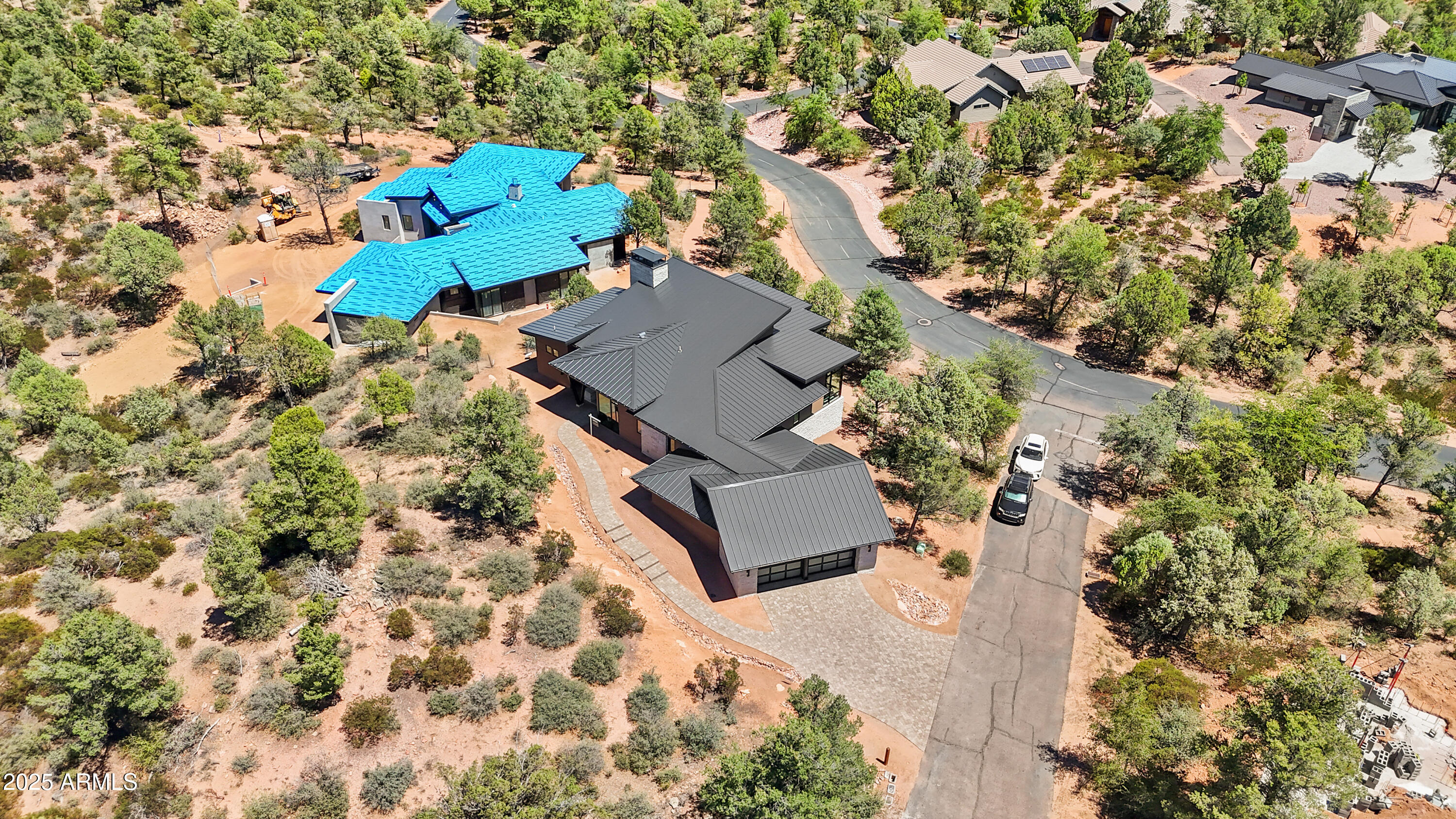 106 South Rim Club Drive Payson, AZ 85541 - Photo 43 of 49 an aerial view of a house with a yard and trees