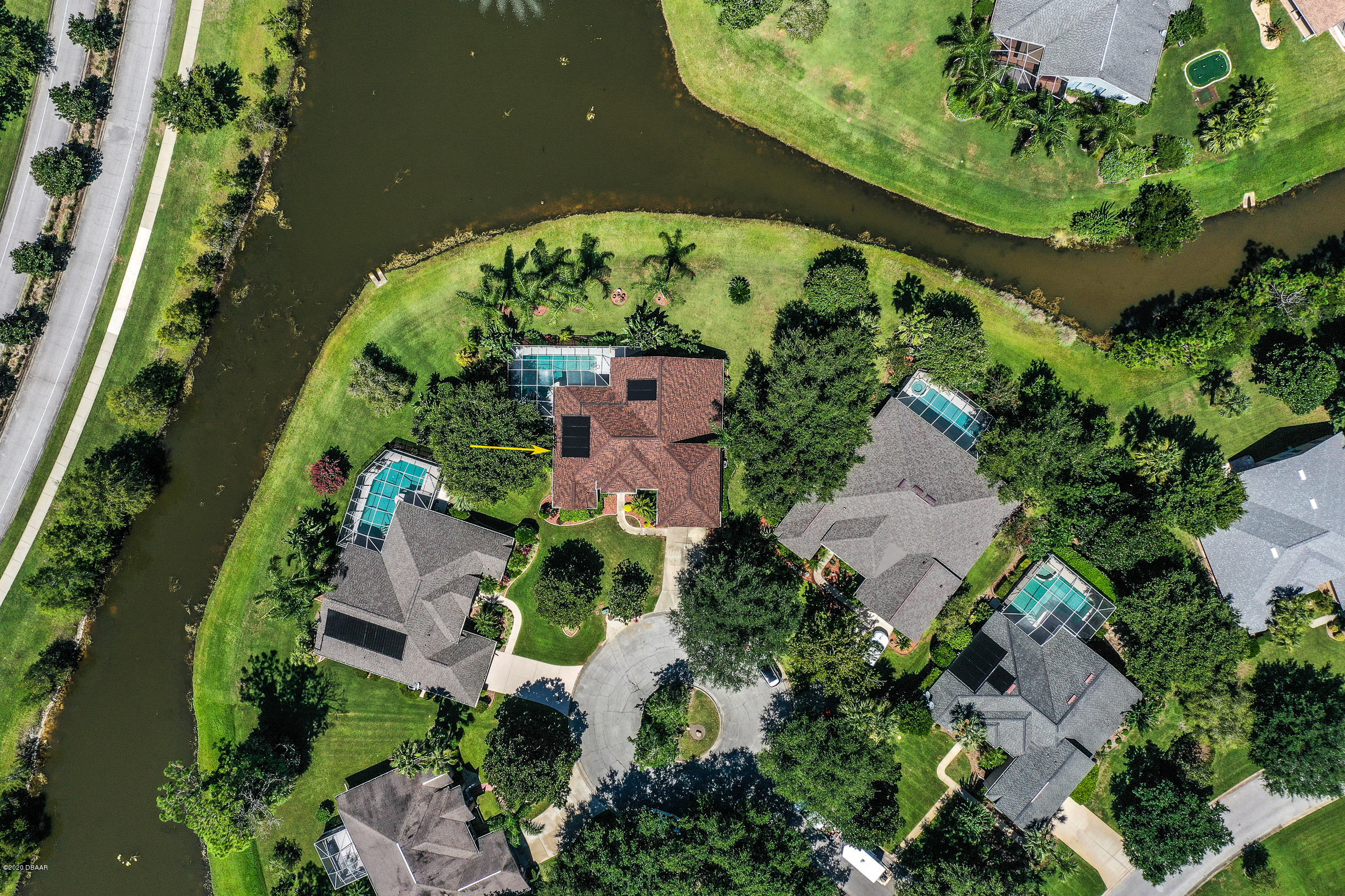 5 Creek Branch Way Ormond Beach, FL 32174 - Photo 38 of 42 an aerial view of a house