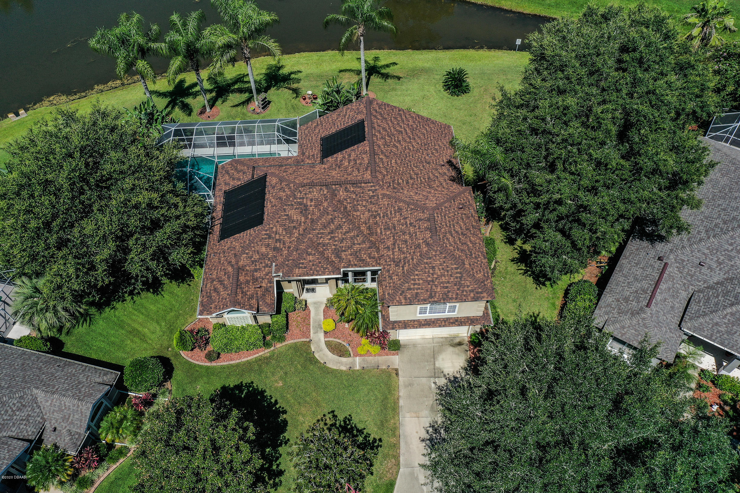 5 Creek Branch Way Ormond Beach, FL 32174 - Photo 41 of 42 an aerial view of a house with a yard