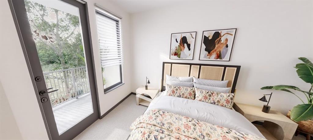 1881 2nd Avenue, Unit 4303 Decatur, GA 30032 - Photo 10 of 27 a bedroom with a bed and wooden floor