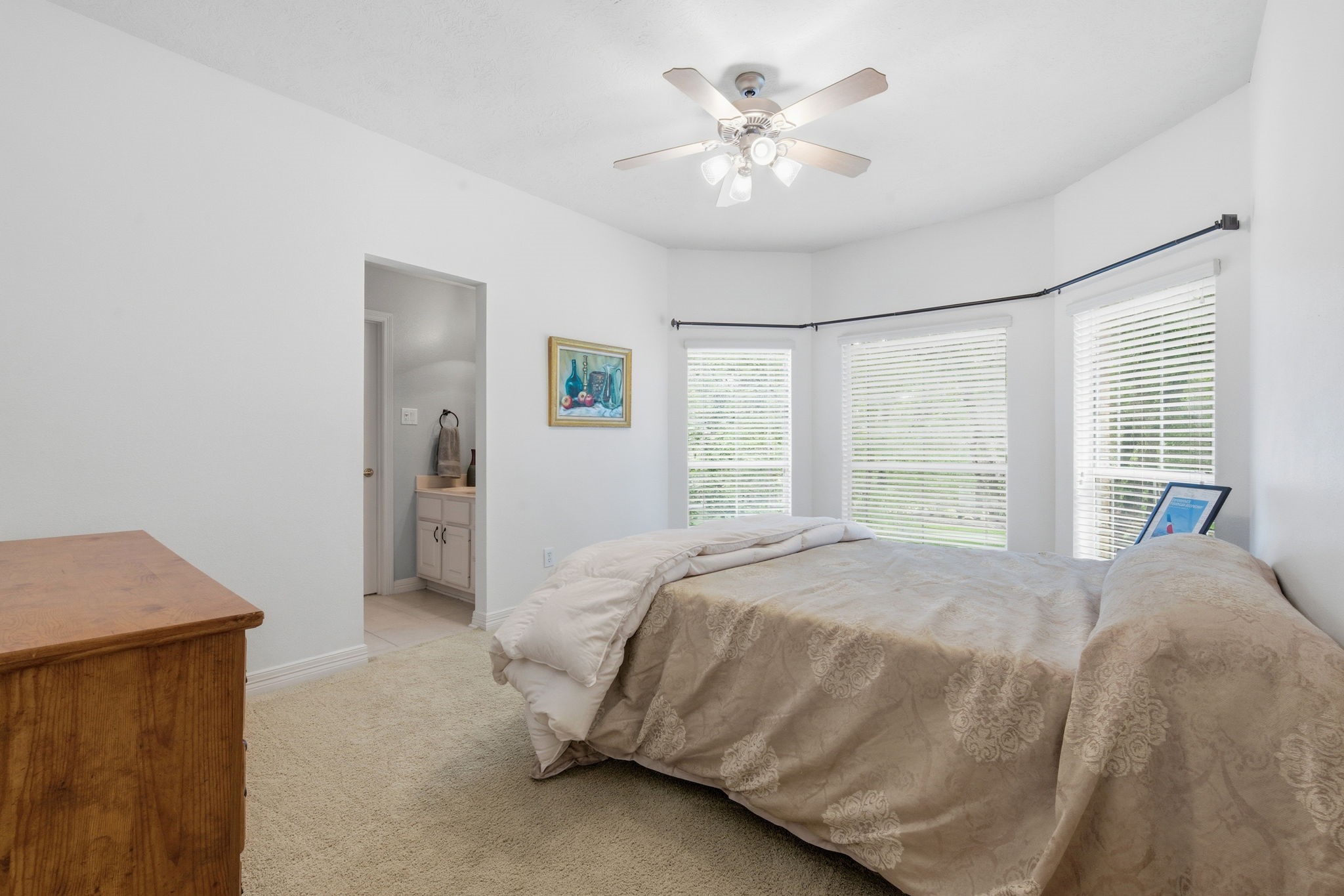 9722 Blue Cruls Way Spring, TX 77379 - Photo 36 of 45 Bedroom 4 faced front of home and has Jack and Jill access.