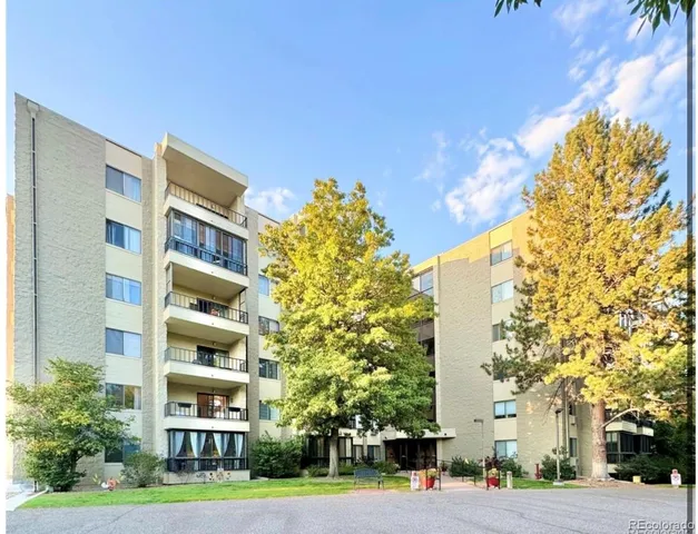 a front view of a building