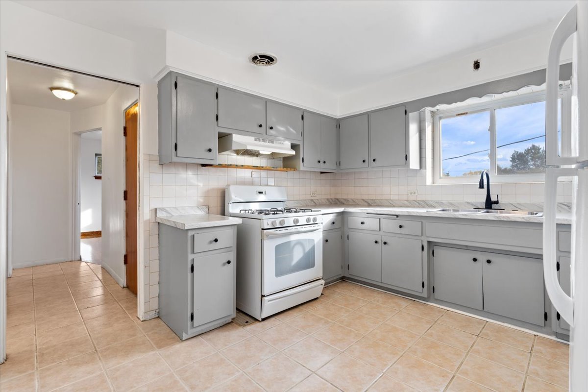 852 East 88th Place Chicago, IL 60619 - Photo 16 of 28 a kitchen with cabinets appliances and a window