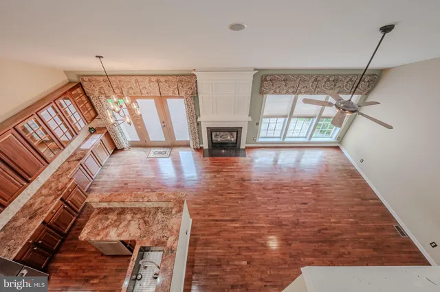 a view of an outdoor space and a yard