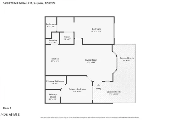 $229,000 | 14300 West Bell Road, Unit 211, Surprise, AZ 85374
