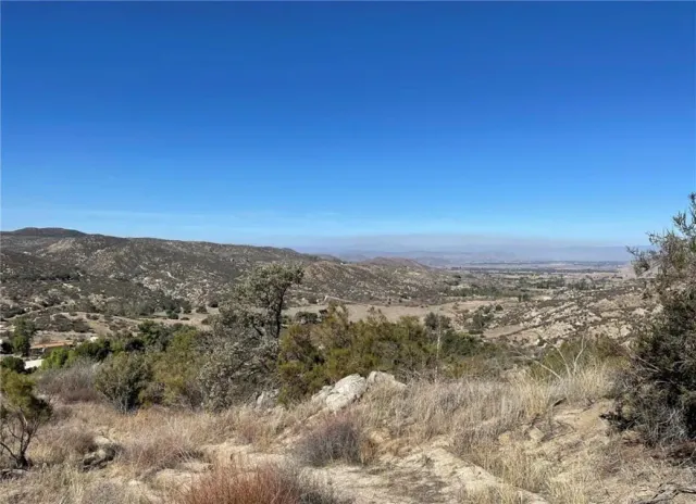 a view of city and mountain