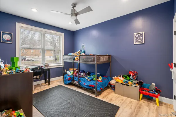 a play room with toys
