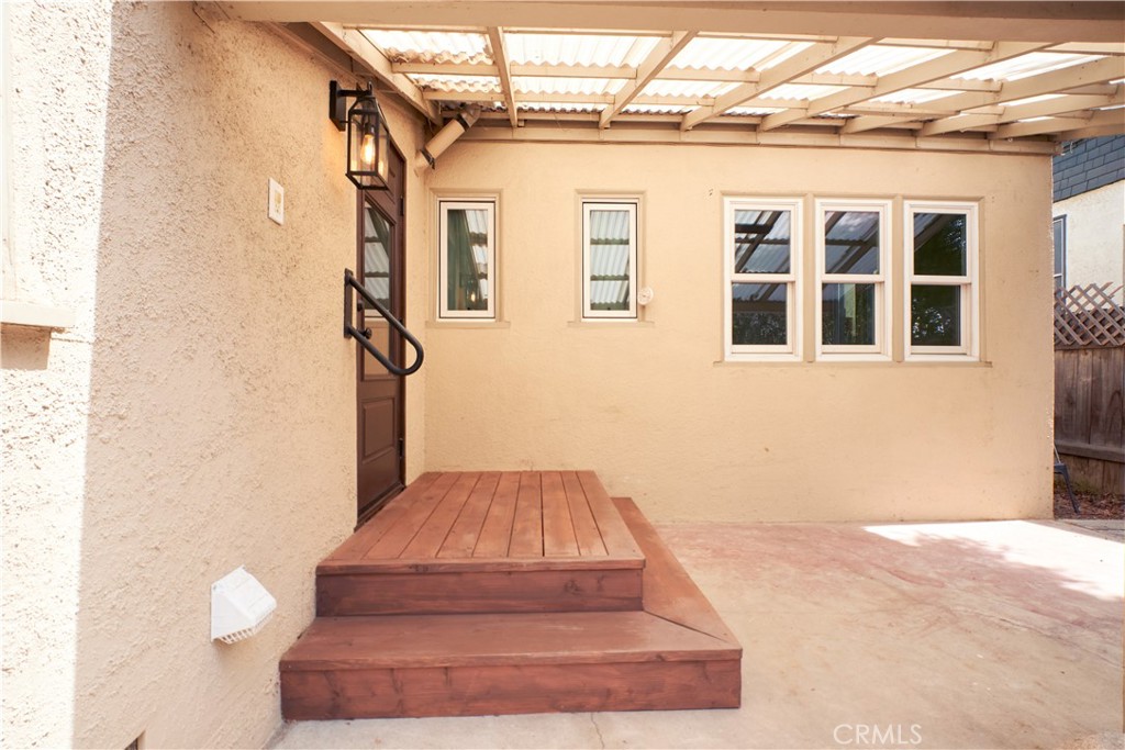 3045 Cedar Street Riverside, CA 92501 - Photo 23 of 25 Back porch to covered patio and backyard