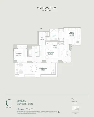 $2,750,000 | 135 East 47th Street, Unit 20C | Midtown East