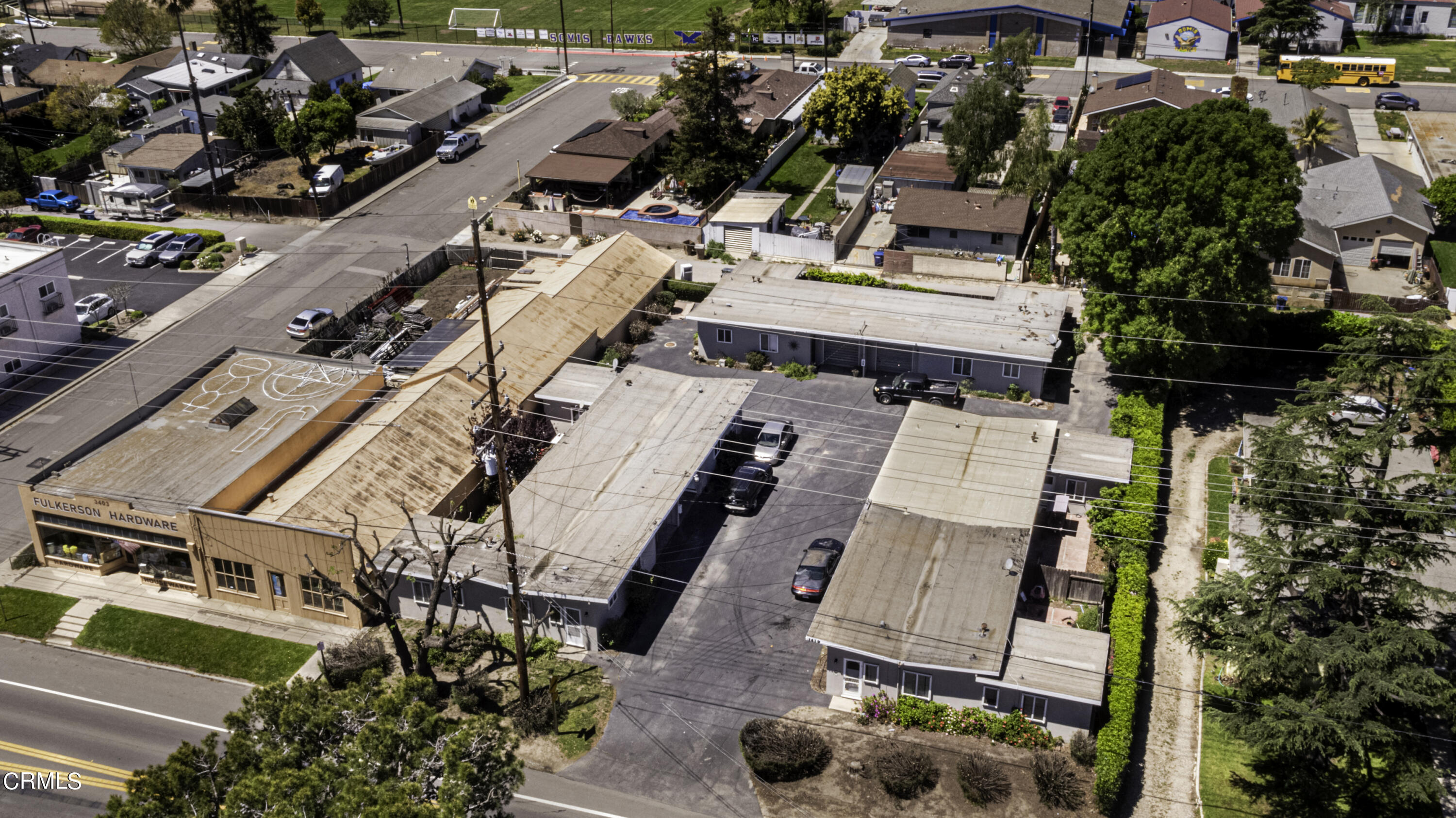 3419 Somis Road Somis, CA 93066 - Photo 1 of 17 an aerial view of multiple houses with yard