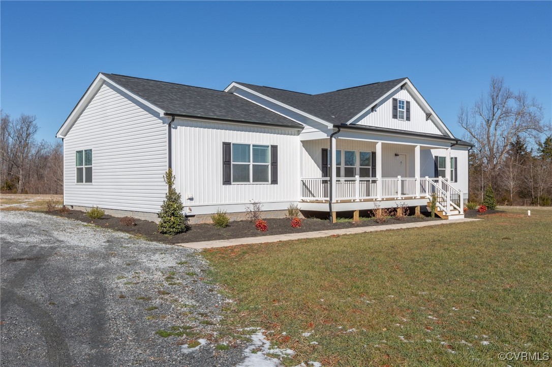1151 Levi Road Green Bay, VA 23942 - Photo 1 of 38 Modern farmhouse with crawl space, roof with shing