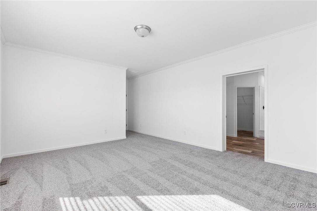 1151 Levi Road Green Bay, VA 23942 - Photo 30 of 38 Carpeted empty room with ornamental molding, baseb