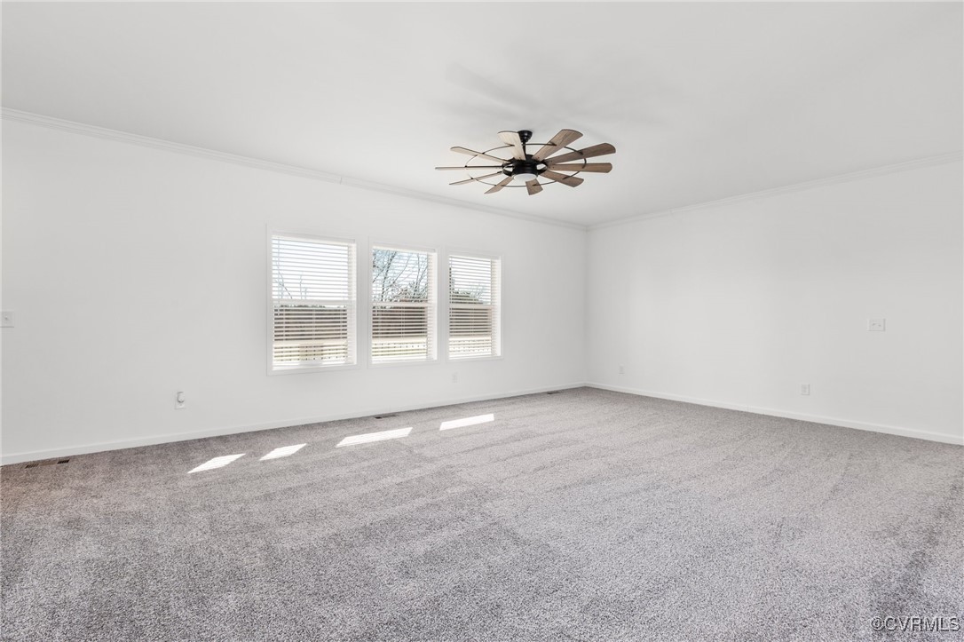 1151 Levi Road Green Bay, VA 23942 - Photo 7 of 38 Unfurnished room featuring a ceiling fan, ornament