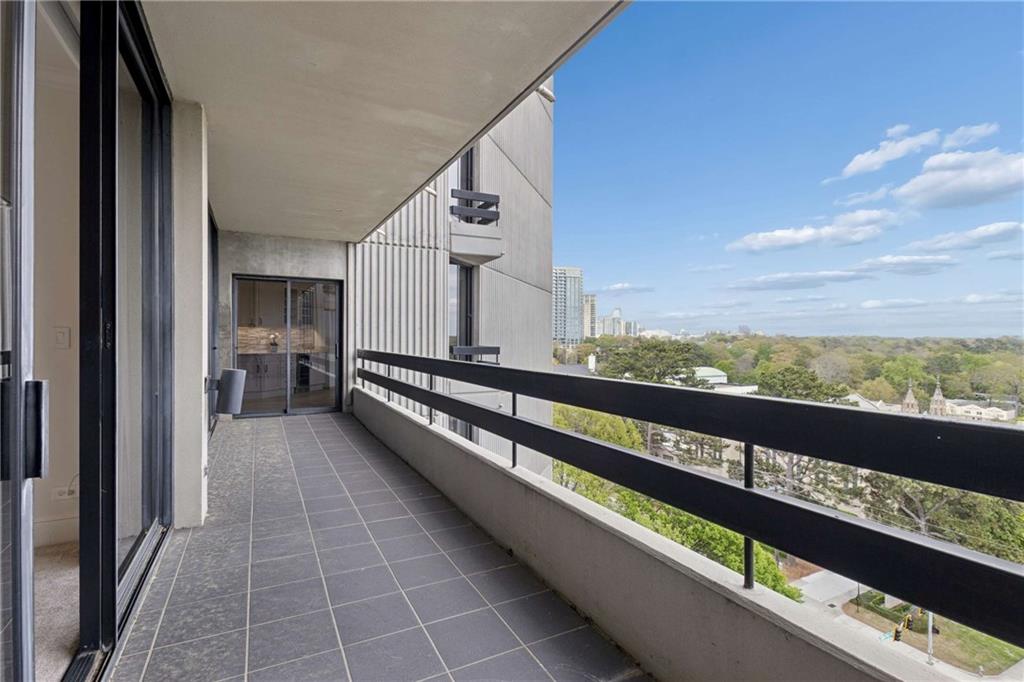 2660 Peachtree Road Northwest, Unit 13F Atlanta, GA 30305 - Photo 36 of 56 a view of balcony with furniture