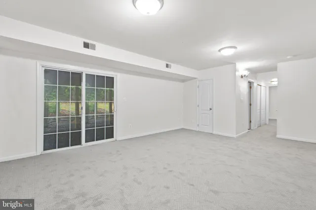 a view of an empty room