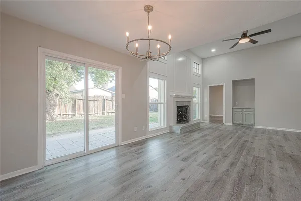 wooden floor in an empty room