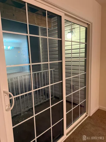 a view of a door with a door