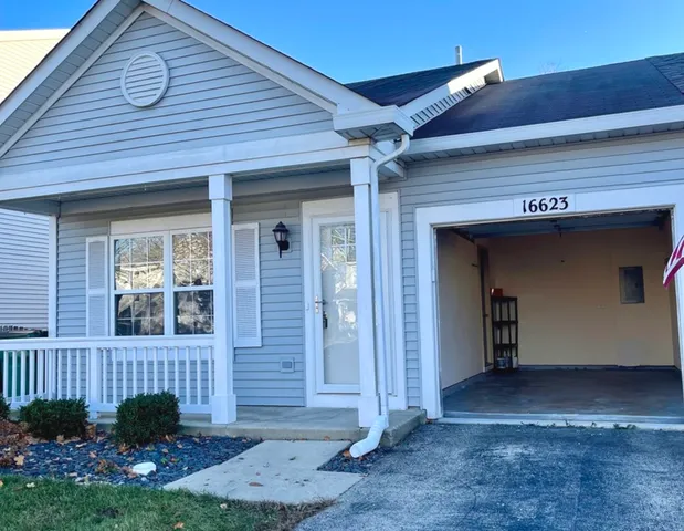 a view of front door of house