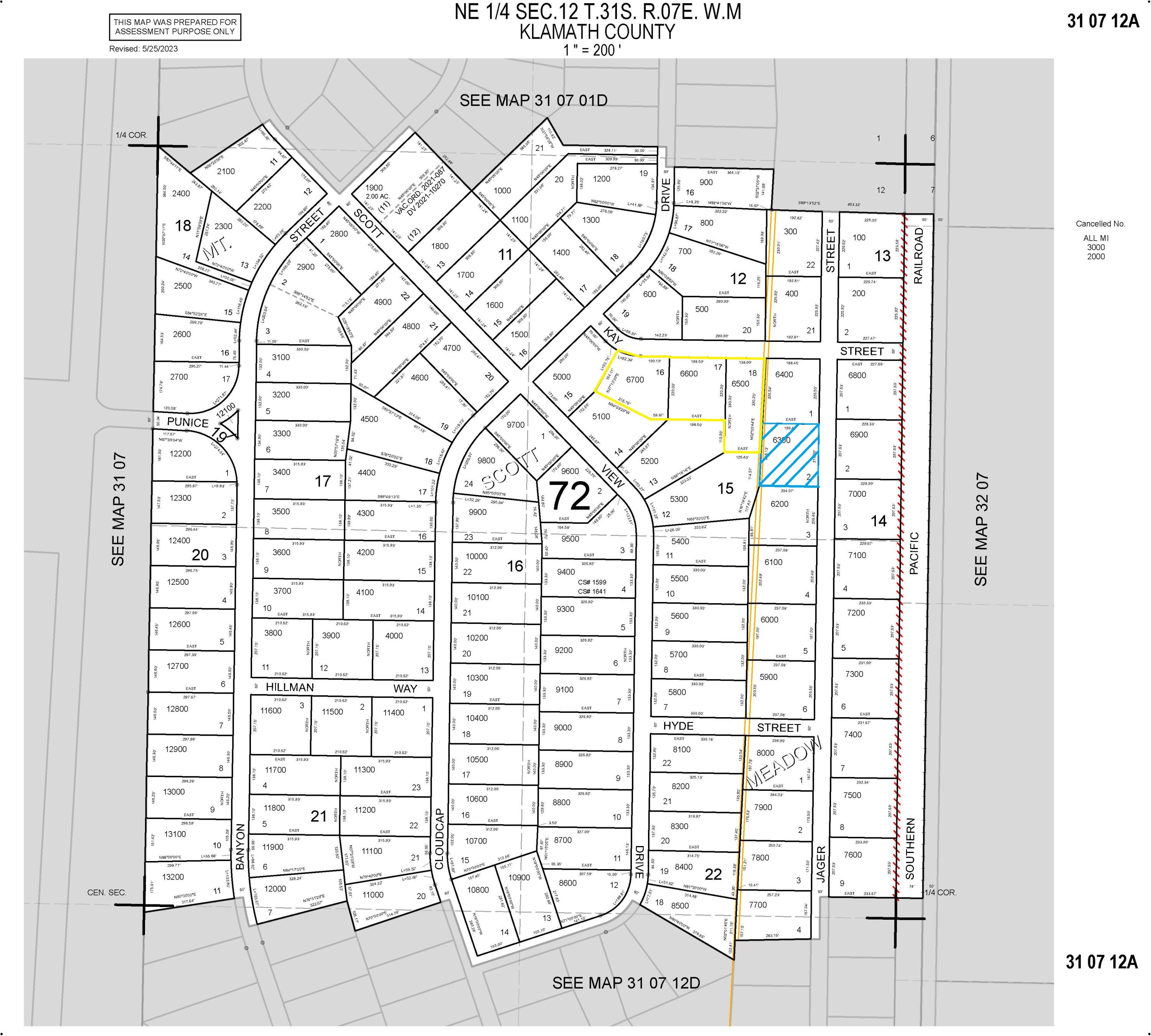 0 Jager Street, Unit 2 Chiloquin, OR 97624 - Photo 14 of 14 Map - Endres - Jager - 31s07e12a