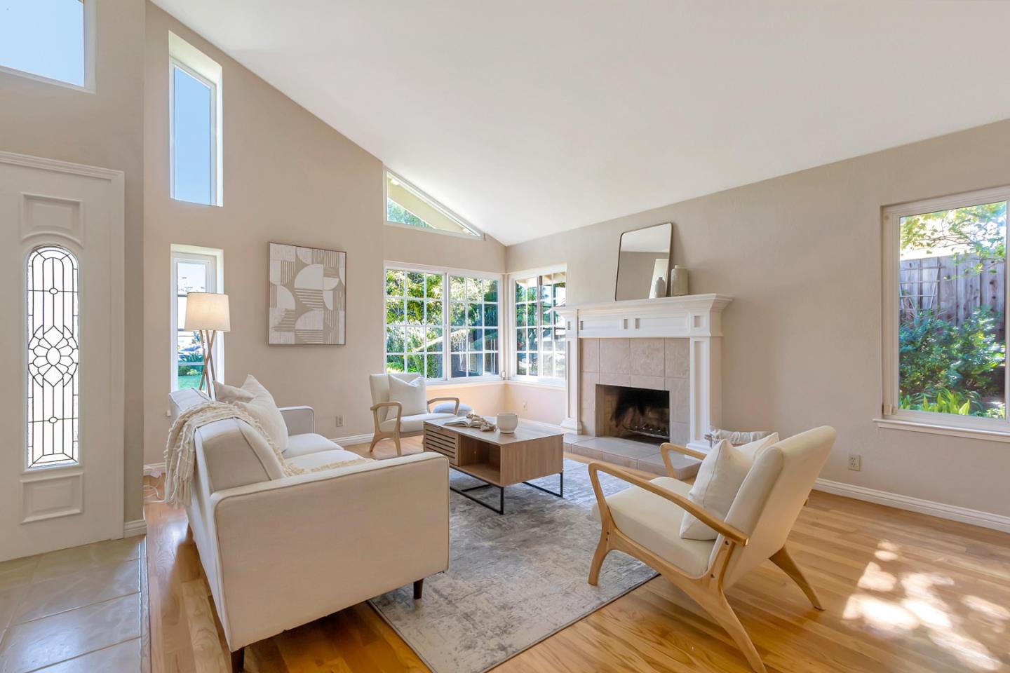 Utopia Place San Jose, CA 95127 - Photo 2 of 35 a living room with furniture and a fireplace