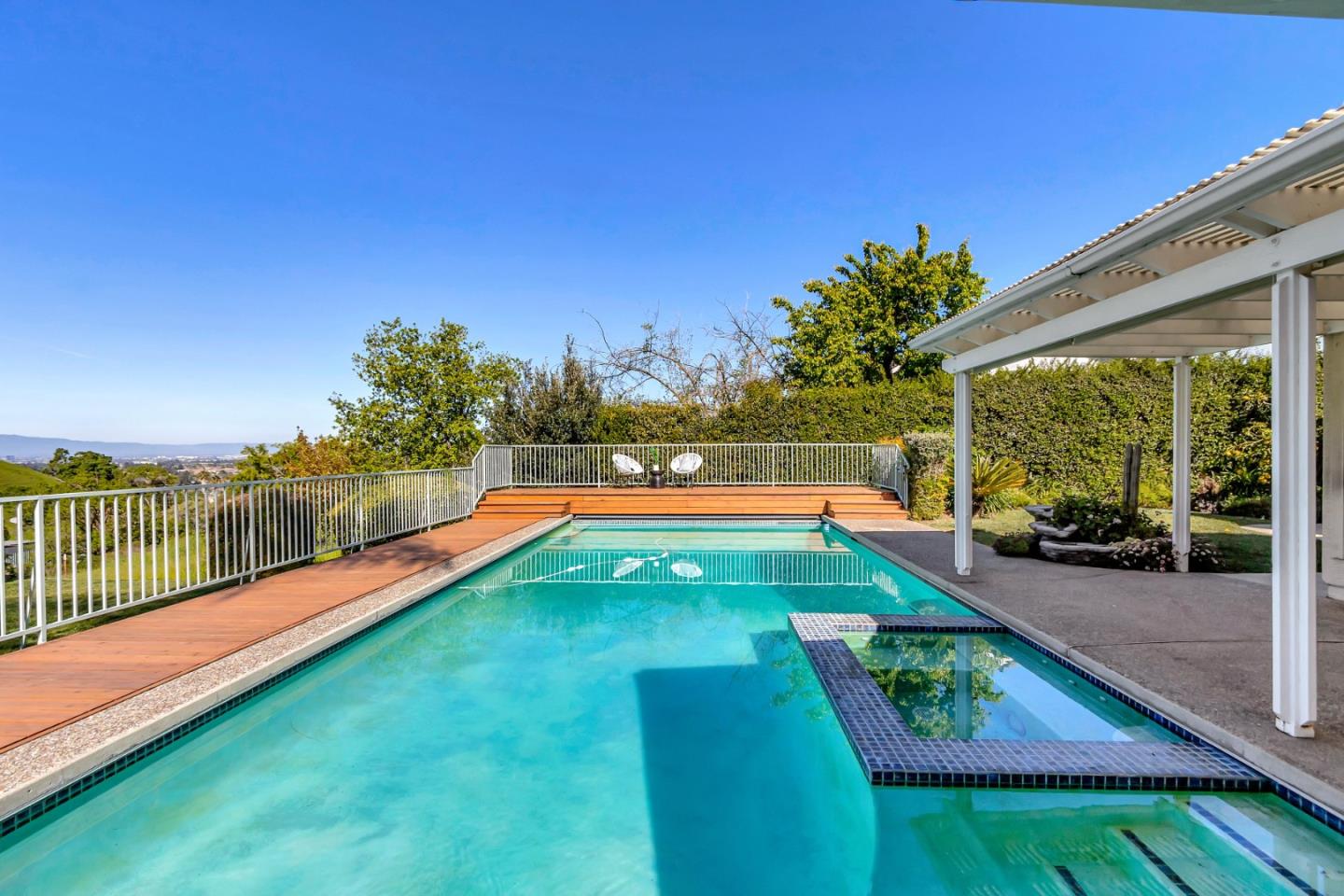 Utopia Place San Jose, CA 95127 - Photo 25 of 35 a view of yard with swimming pool outdoor seating and yard in back