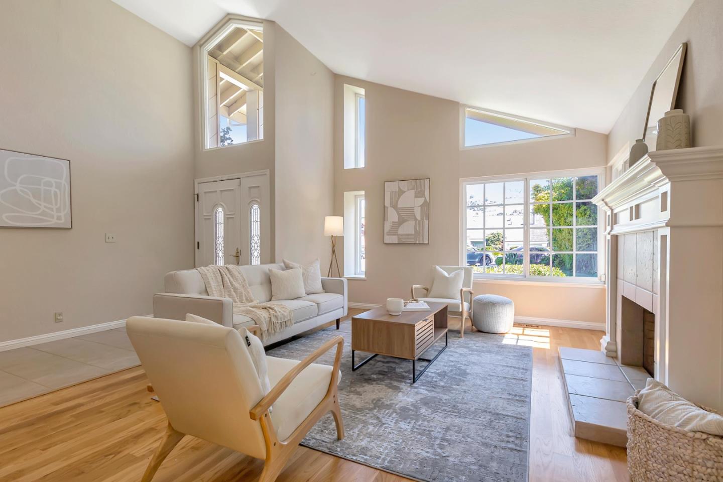 Utopia Place San Jose, CA 95127 - Photo 4 of 35 a living room with furniture and a fireplace