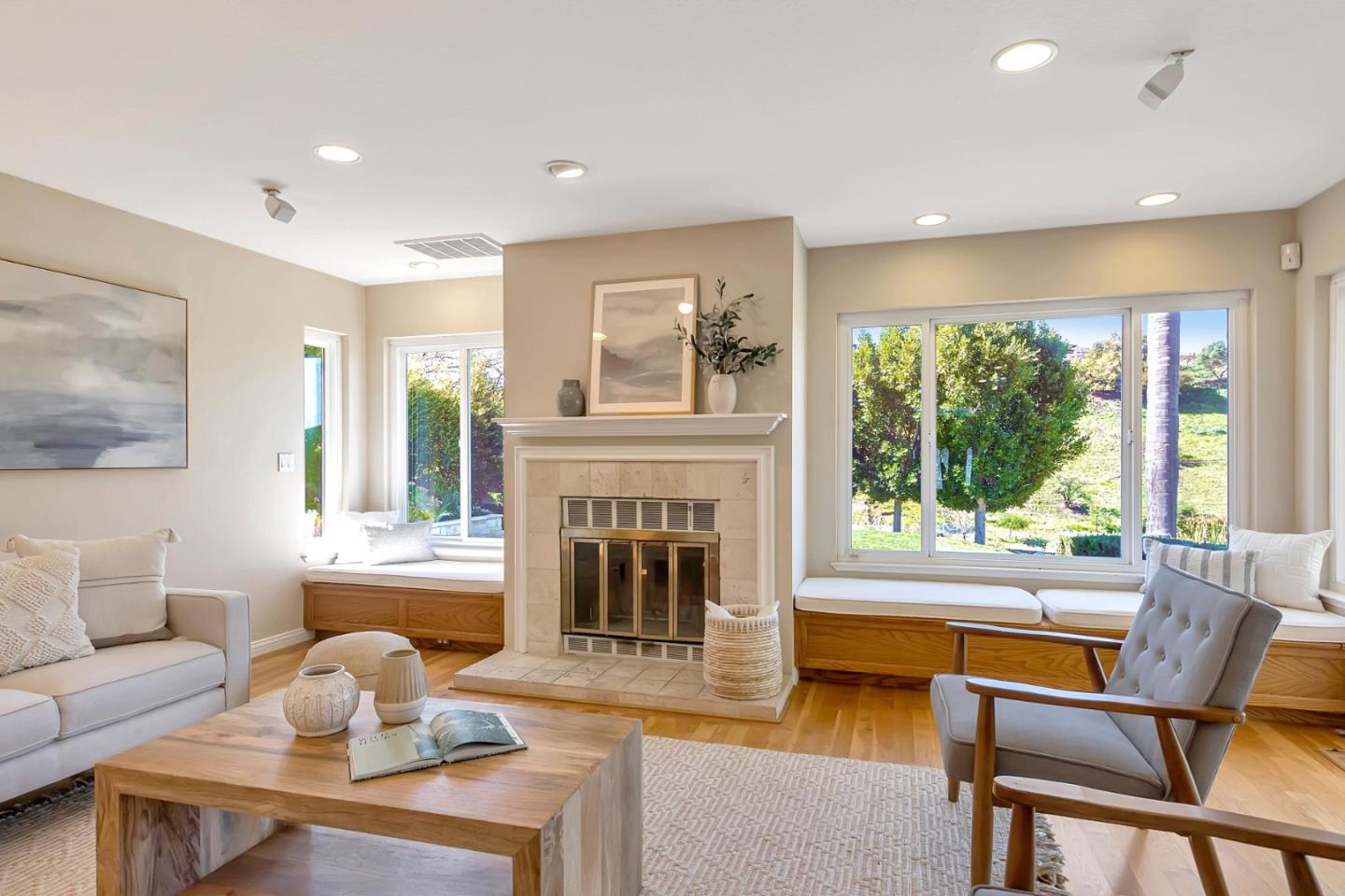 Utopia Place San Jose, CA 95127 - Photo 6 of 35 a living room with furniture and a fireplace