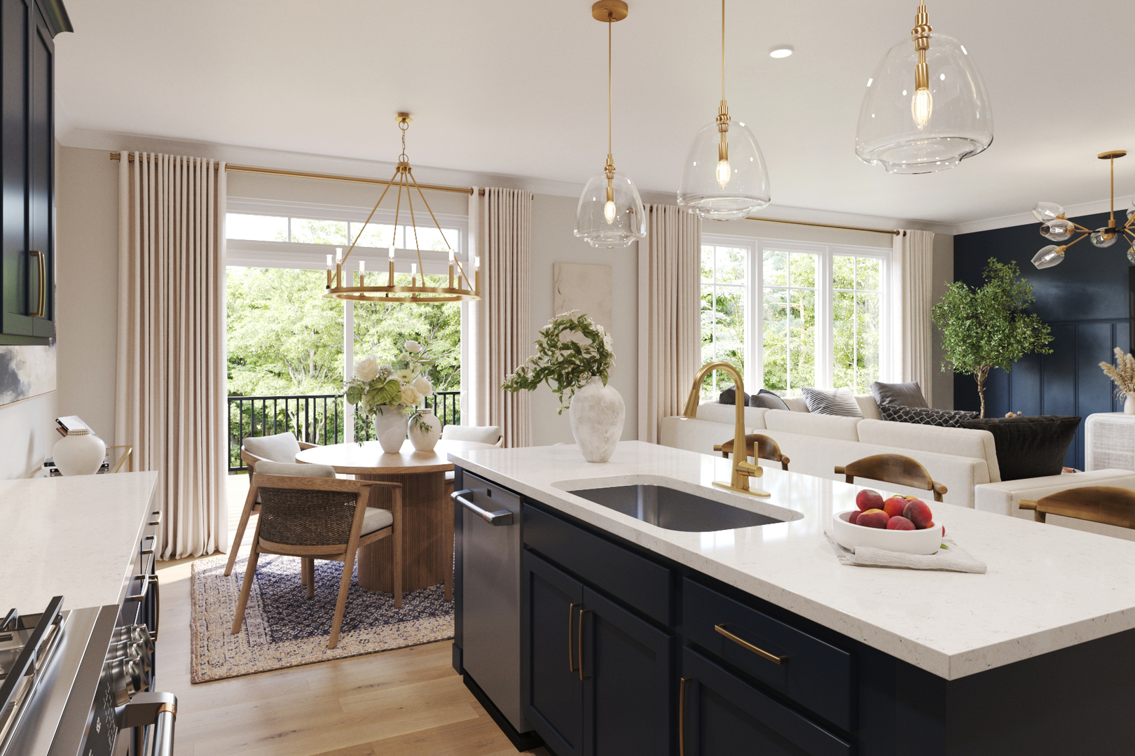 2026 Iron Ridge Lane Naperville, IL 60563 - Photo 12 of 19 a kitchen with a sink and large window