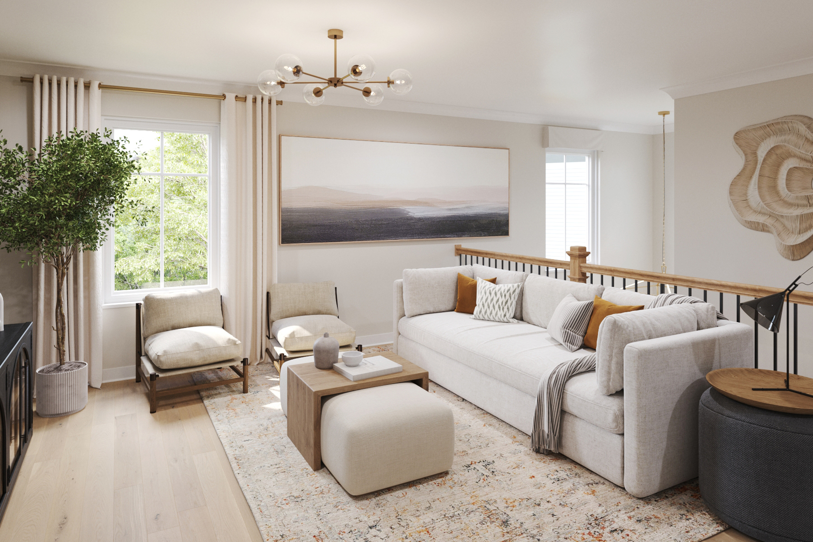 2026 Iron Ridge Lane Naperville, IL 60563 - Photo 14 of 19 a living room with furniture and a large window