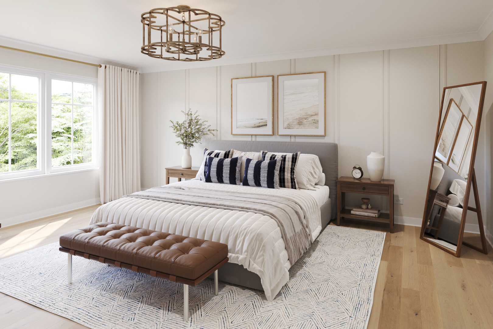 2026 Iron Ridge Lane Naperville, IL 60563 - Photo 15 of 19 a bedroom with a bed chair and a window