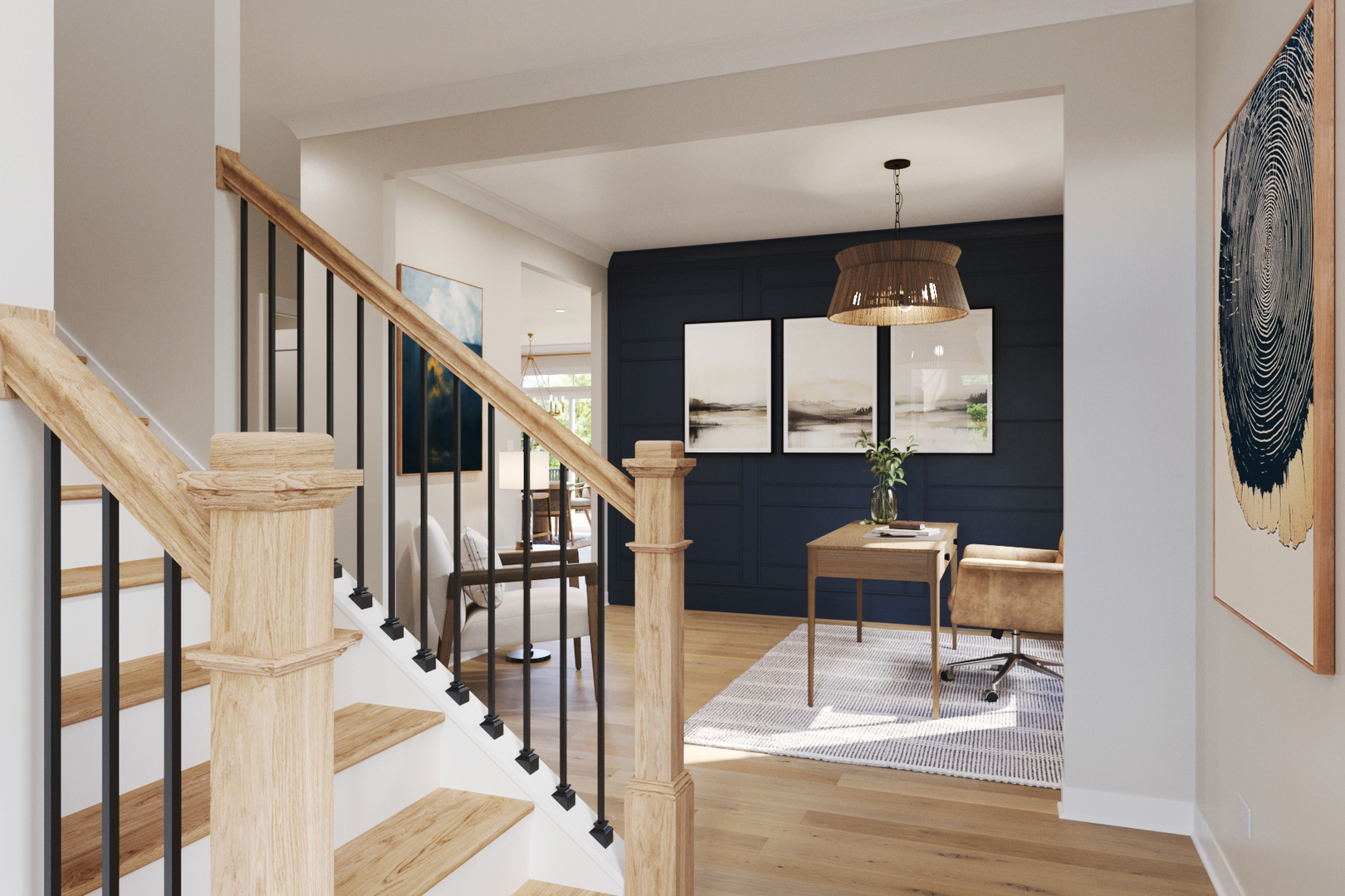 2026 Iron Ridge Lane Naperville, IL 60563 - Photo 5 of 19 a living room with couches and a dining table next to a window