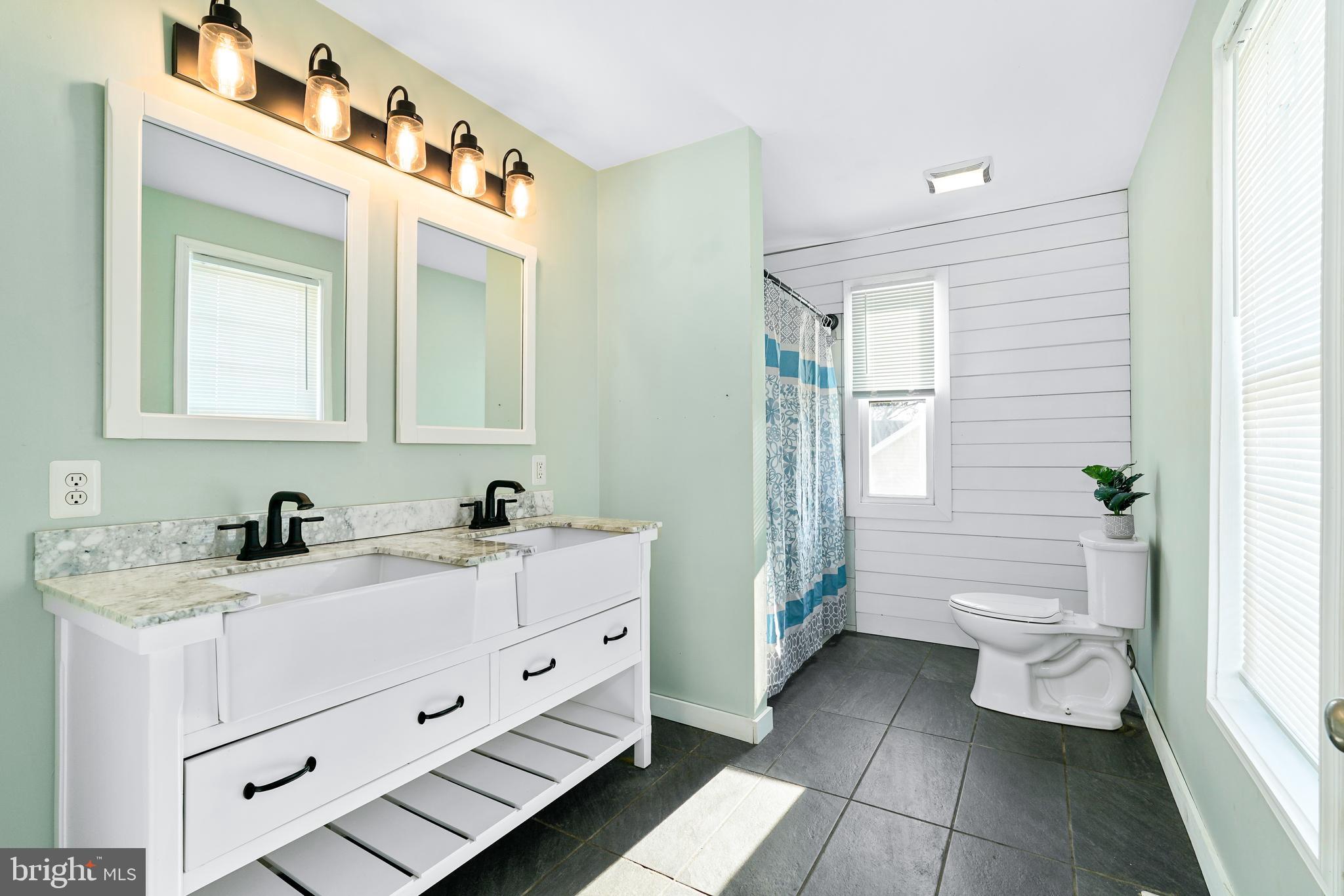 132 South Queen Street Rising Sun, MD 21911 - Photo 17 of 29 a bathroom with a sink a toilet and shower