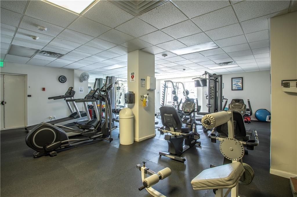 3500 Galt Ocean Drive, Unit 1408 Fort Lauderdale, FL 33308 - Photo 20 of 24 a view of a room with gym equipment