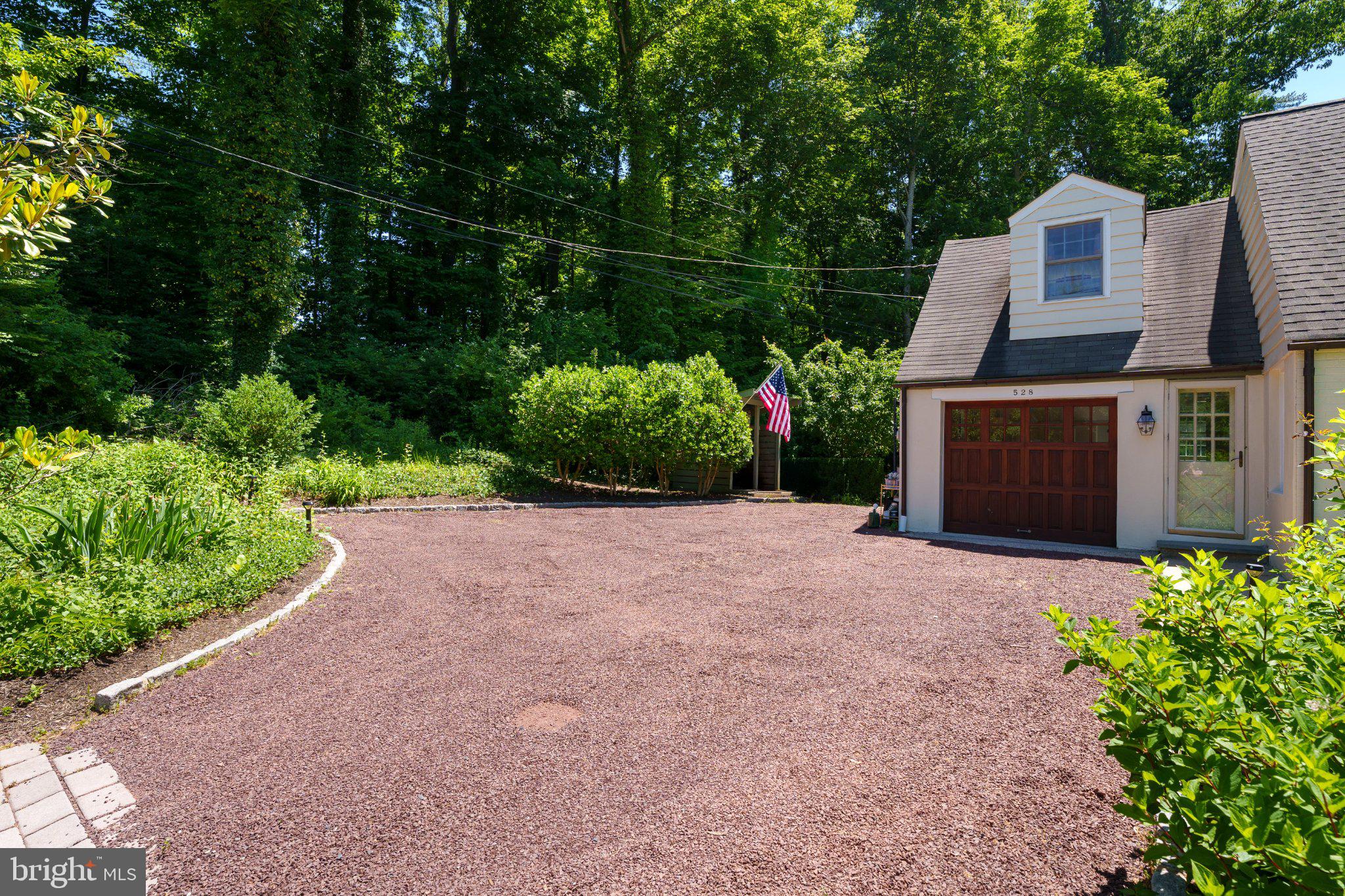 528 Mercer Road Princeton, NJ 08540 - Photo 41 of 43 Charming driveway with lush greenery.