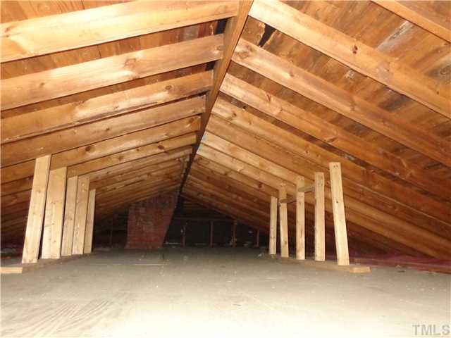 800 Daniels Street Raleigh, NC 27605 - Photo 18 of 23 Floored attic for storage.