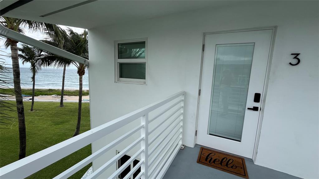 1041 Hillsboro Mile, Unit 3 Hillsboro Beach, FL 33062 - Photo 20 of 22 a view of balcony