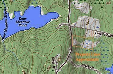 5 Map Road Jefferson, ME 04348 - Photo 4 of 5 Deer Meadow Pond-4-Topo Map-400px-labels