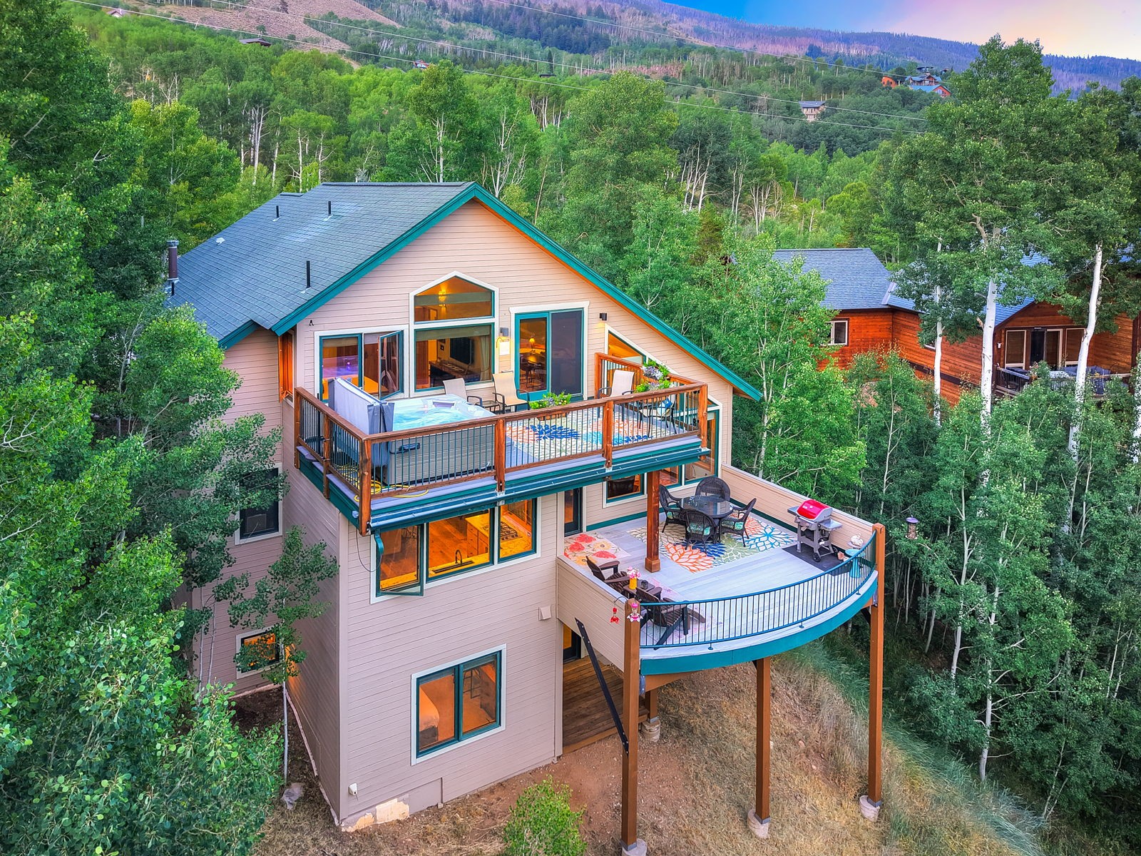 2210 Hamilton Creek Road Silverthorne, CO 80498 - Photo 45 of 50 Third deck is off the lower level