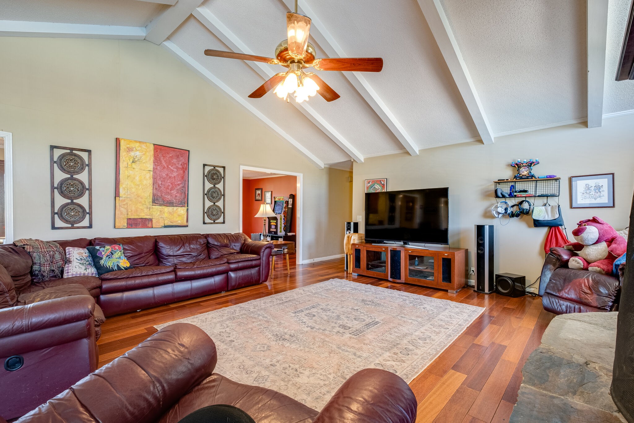 5025 Hickory Ridge Road Lebanon, TN 37087 - Photo 16 of 52 a living room with furniture and a flat screen tv
