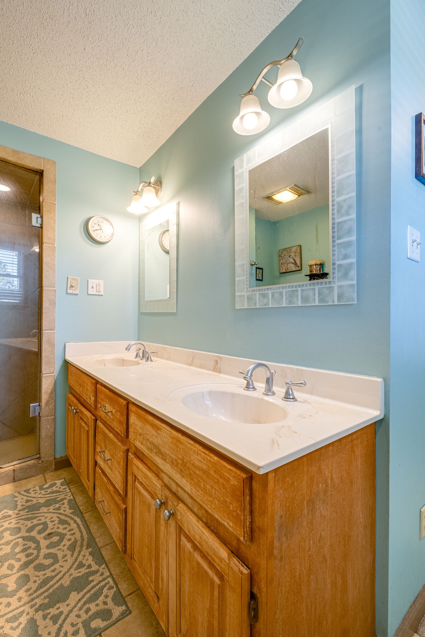 5025 Hickory Ridge Road Lebanon, TN 37087 - Photo 22 of 52 a bathroom with a sink vanity and a mirror