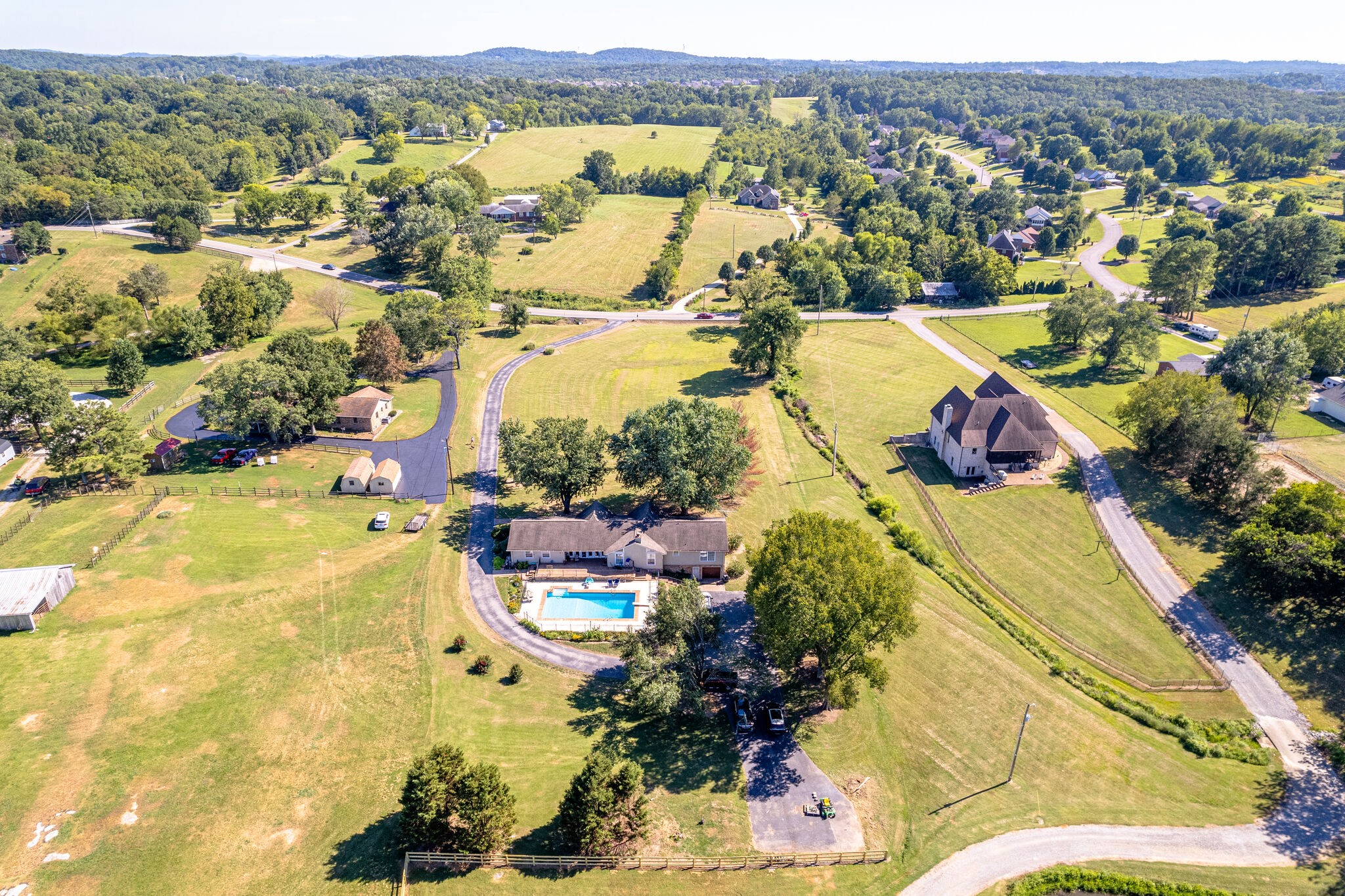 5025 Hickory Ridge Road Lebanon, TN 37087 - Photo 46 of 52 an aerial view of residential houses with outdoor space