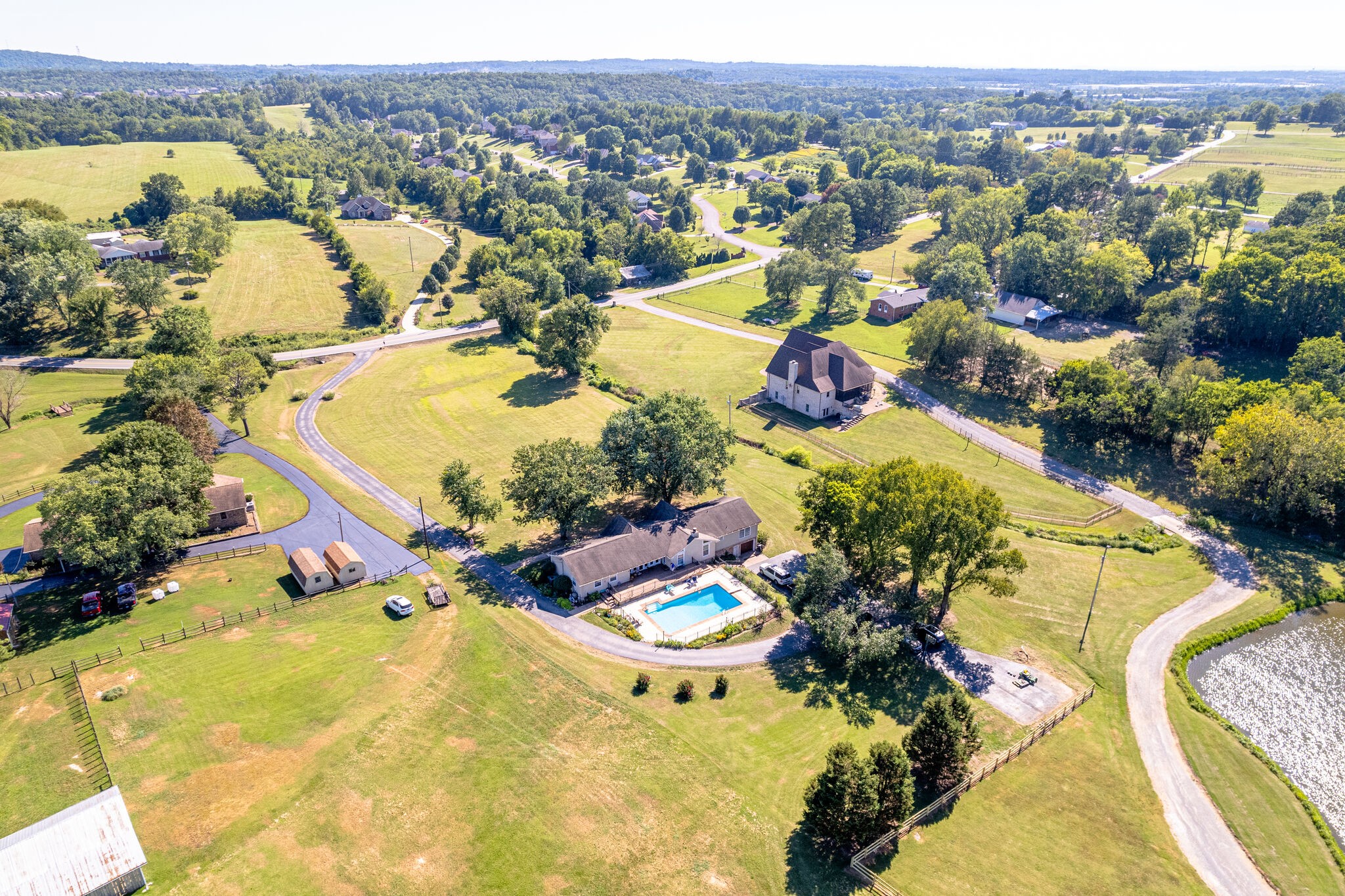 5025 Hickory Ridge Road Lebanon, TN 37087 - Photo 47 of 52 an aerial view of residential houses with outdoor space