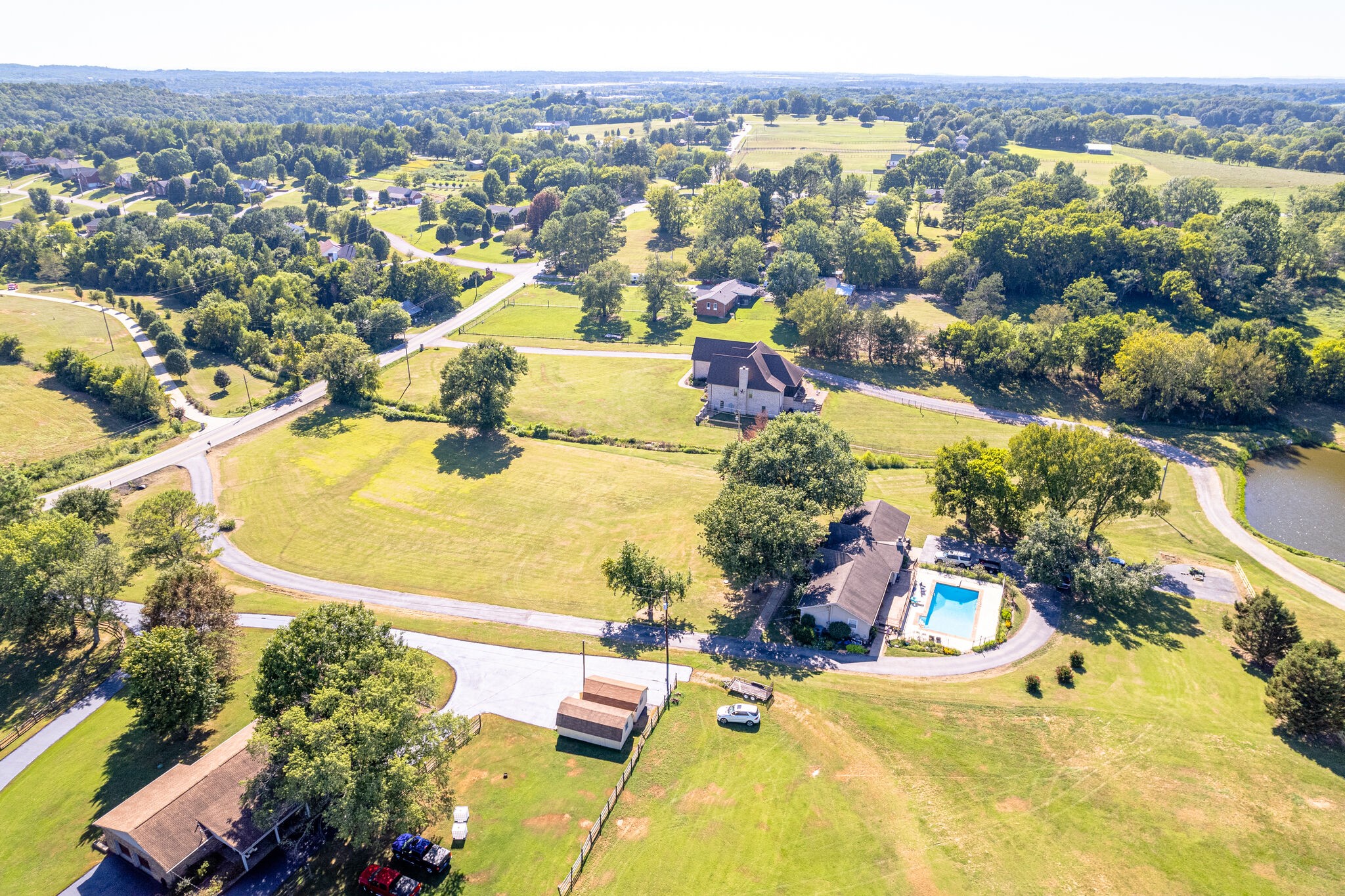 5025 Hickory Ridge Road Lebanon, TN 37087 - Photo 48 of 52 an aerial view of residential houses with outdoor space