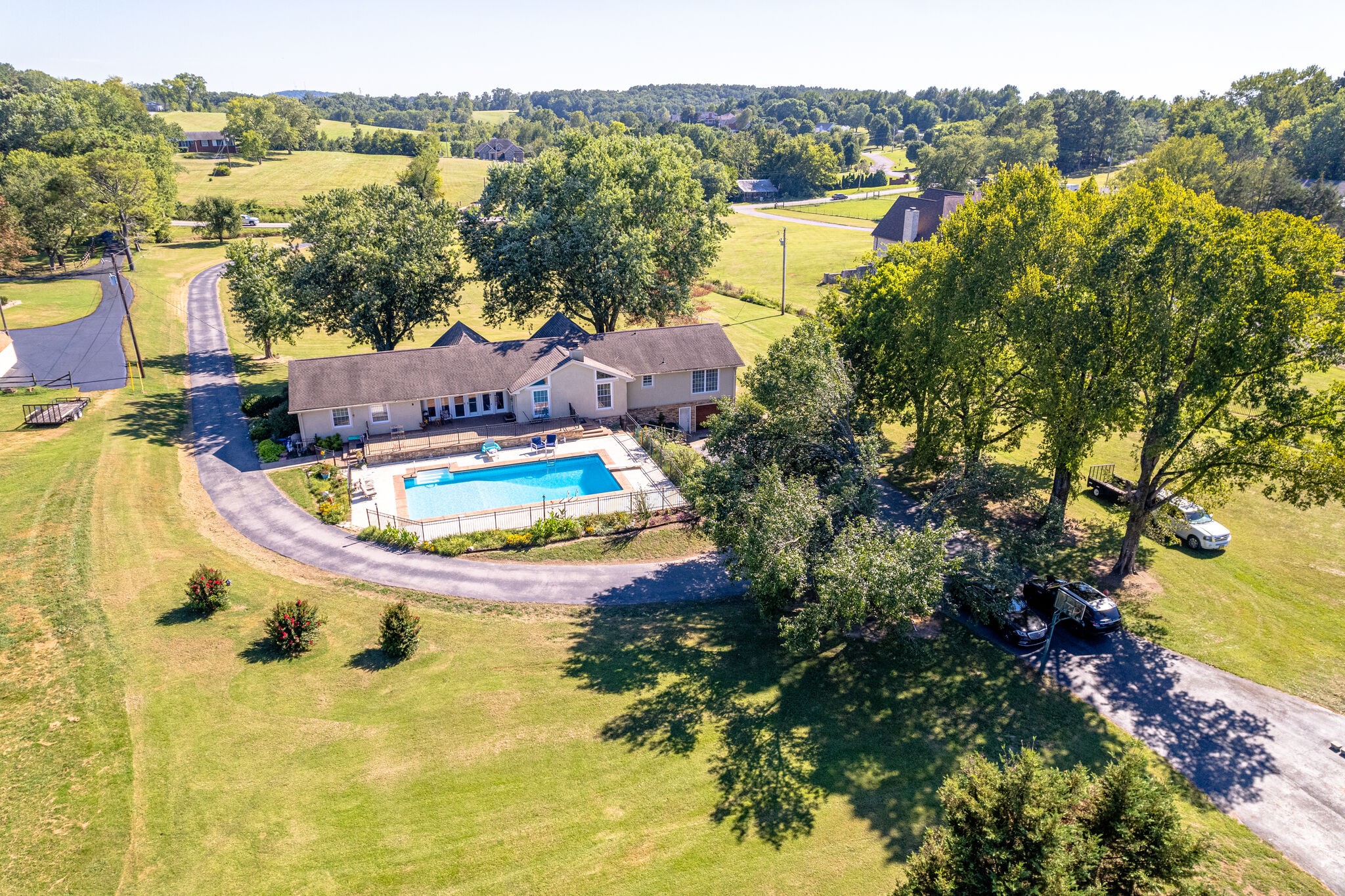 5025 Hickory Ridge Road Lebanon, TN 37087 - Photo 51 of 52 a view of a swimming pool with a lake view