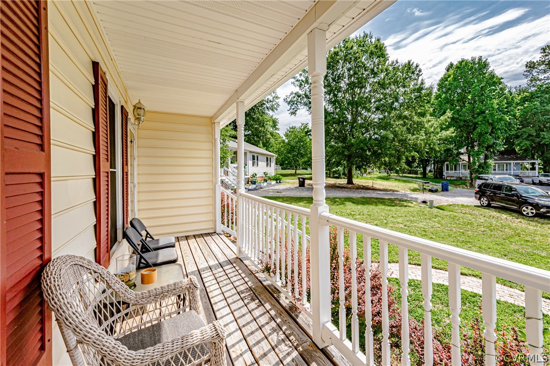3902 Echo Ridge Court Midlothian, VA 23112 - Photo 2 of 42 a balcony view with a sitting space