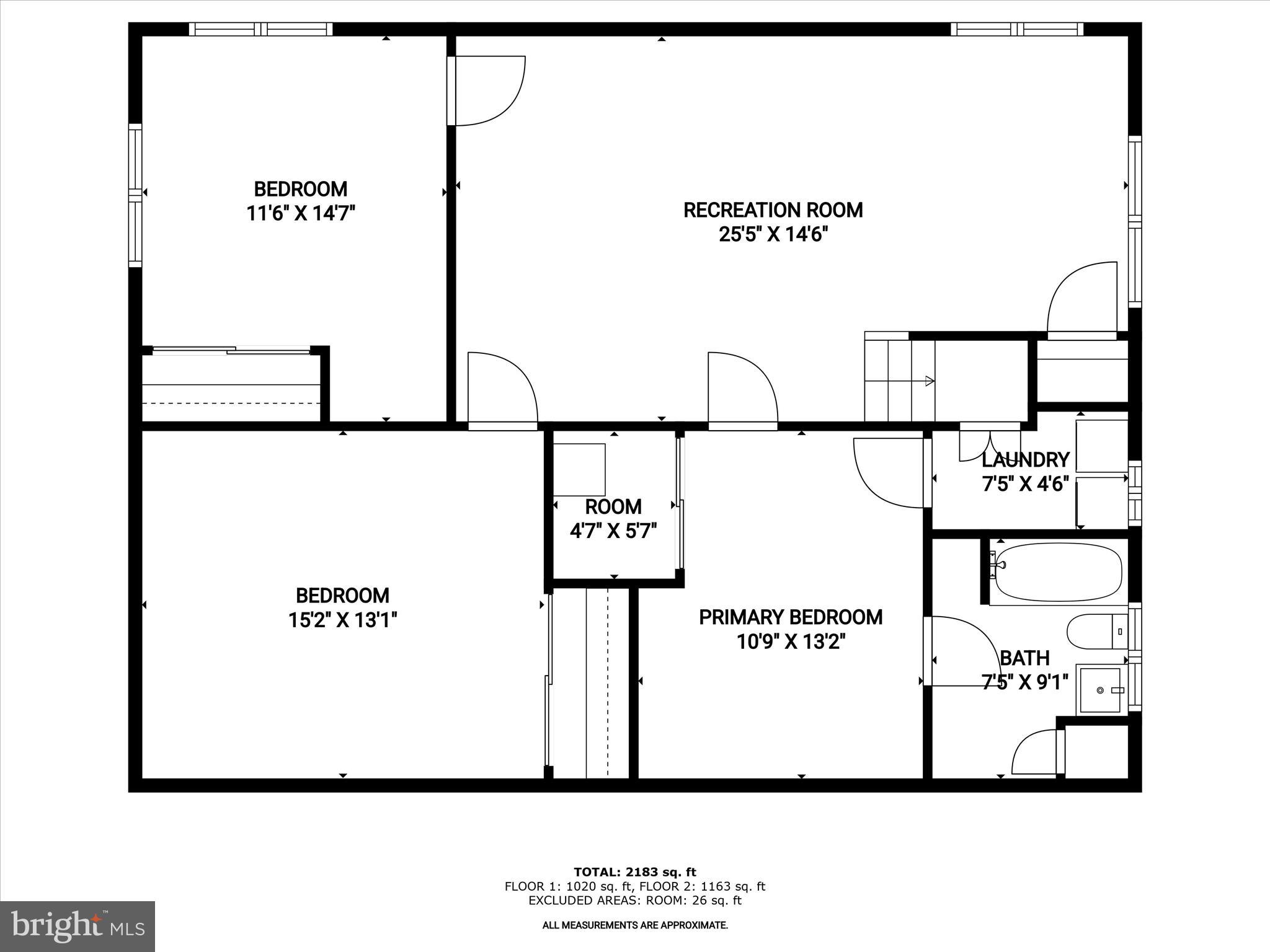 8537 Lucerne Road Randallstown, MD 21133 - Photo 45 of 49 1st_floor_8537_lucerne_road_randallstown_with_dim